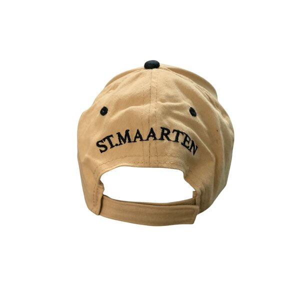 34. Baseball Cap St Maarten Kickin Back Alligator Palm Tree Embroidered Emblem - Picture 3 of 6